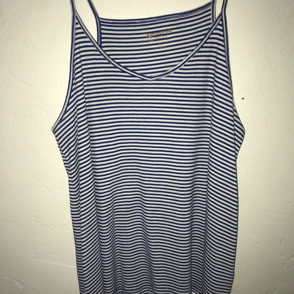 Loose striped cami